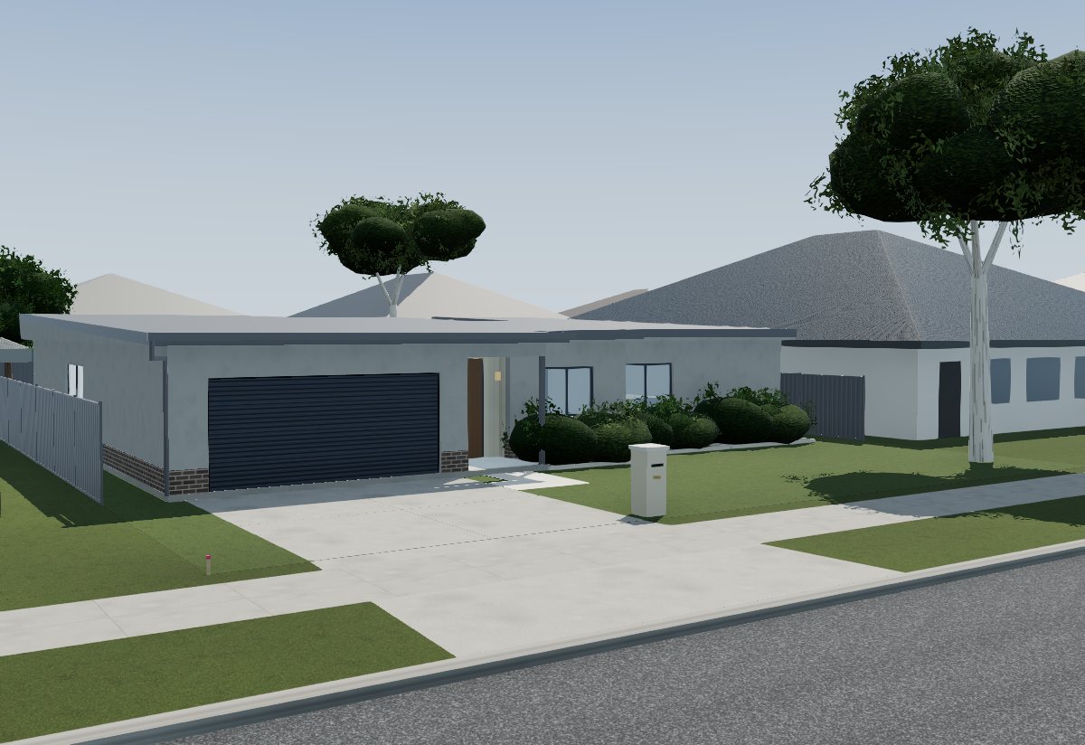 Boronia, contemporary facade
