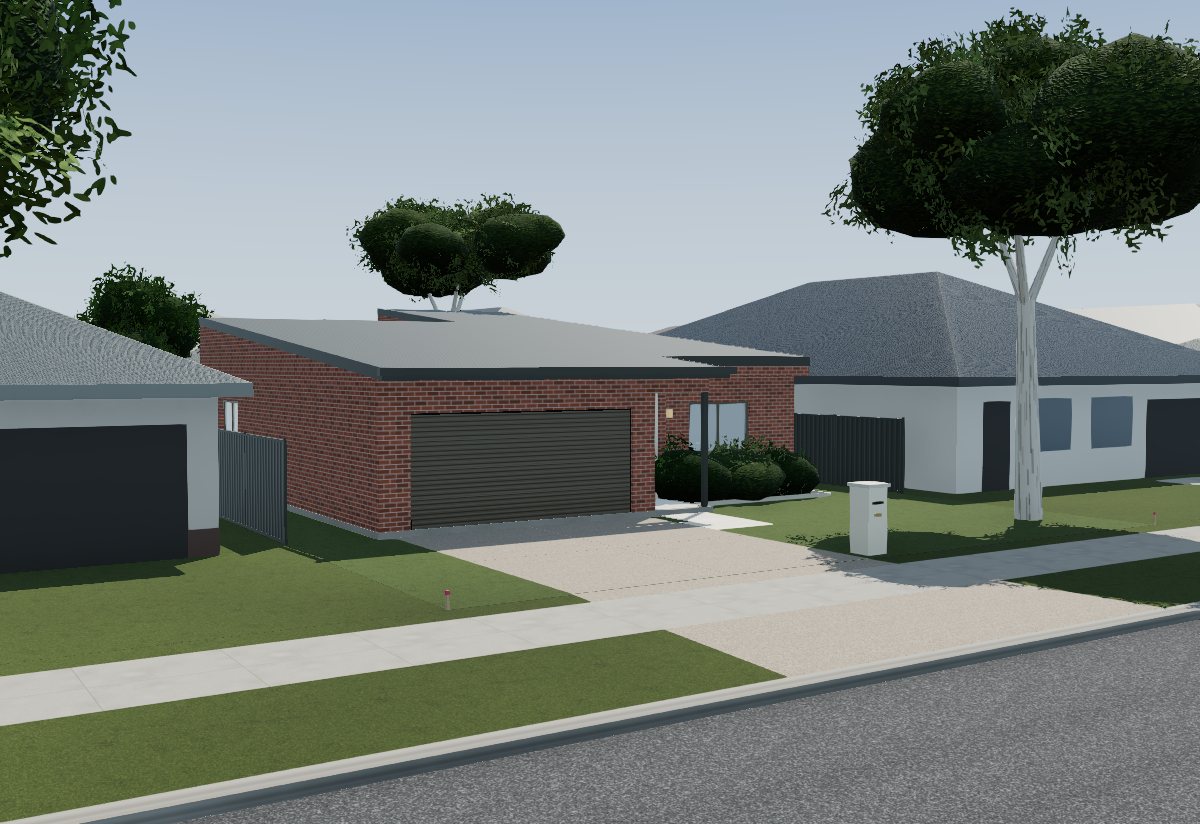 Quenda, mid-century facade