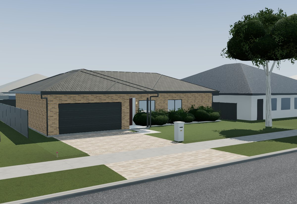 Sheoak, classic brick facade