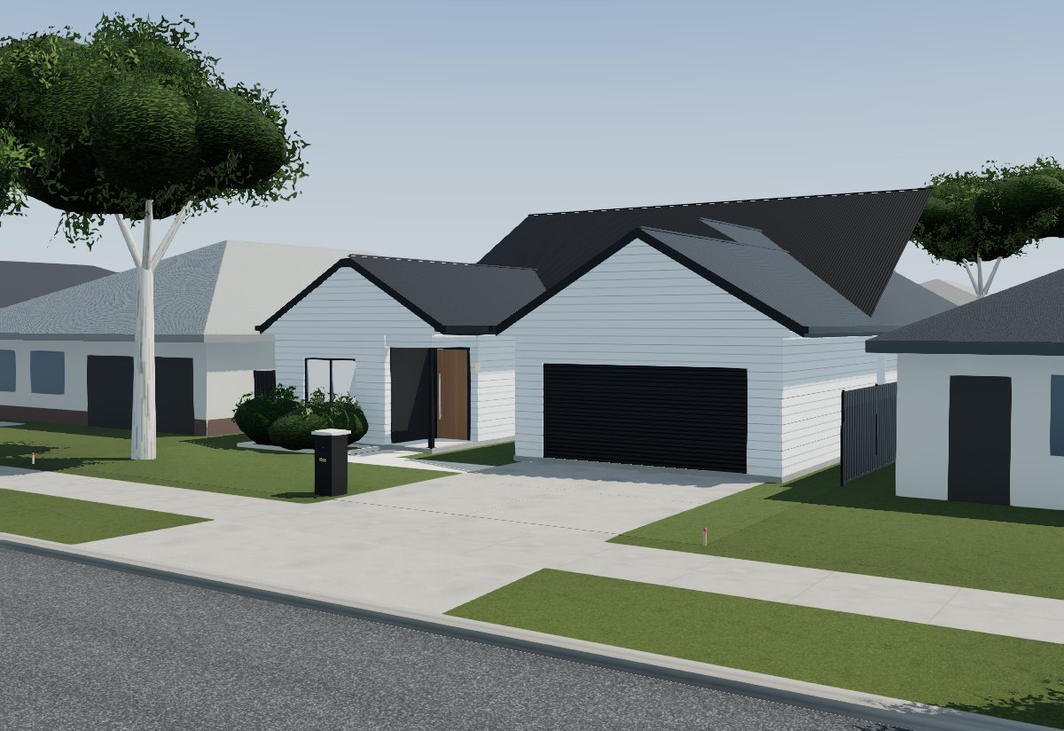 Tingle, farmhouse facade
